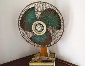 吃瓜吹电扇图片,吃瓜吹电扇，感受清凉一夏